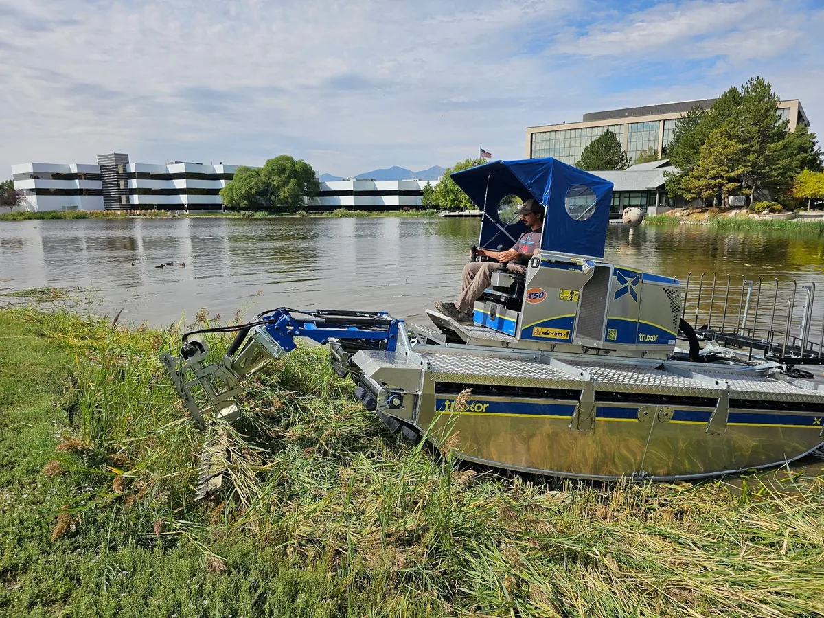 Specialized dredging equipment for mountain property restoration in Park City, Utah
