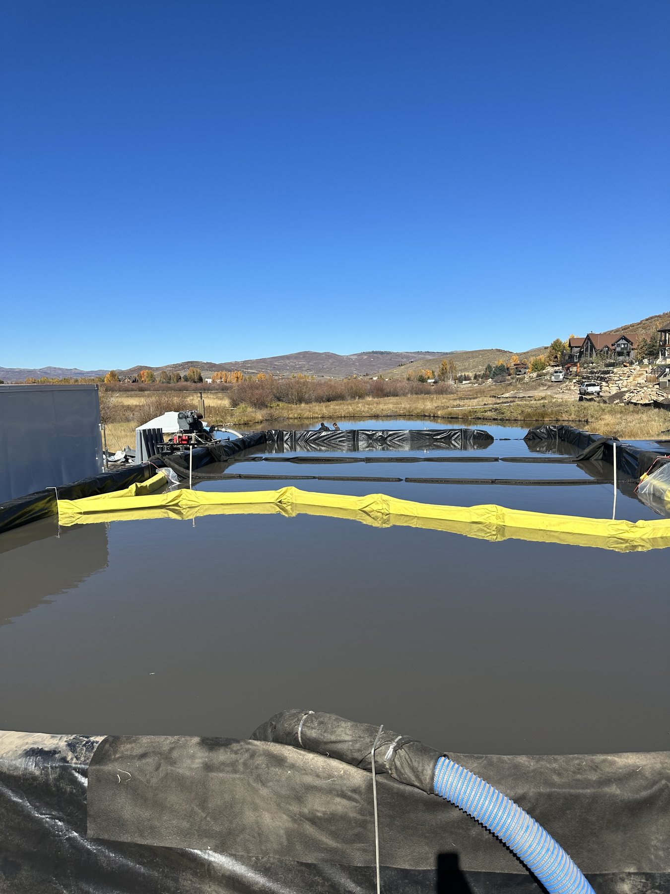 HOA pond dredging